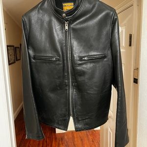 Schott Cafe Racer Leather Jacket